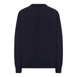Roberto Collina Men Crew Neck Sweater In Melange Effect Wool